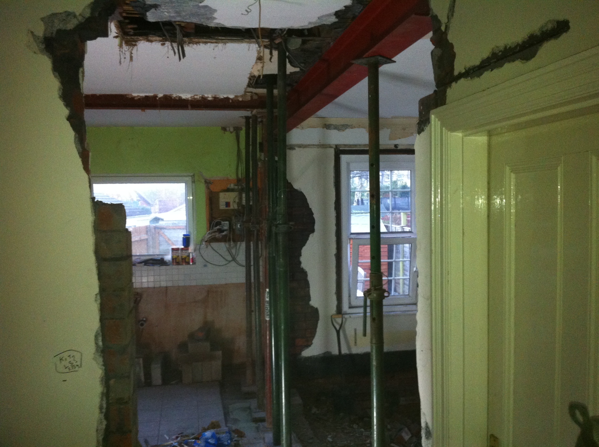 Removal of wall