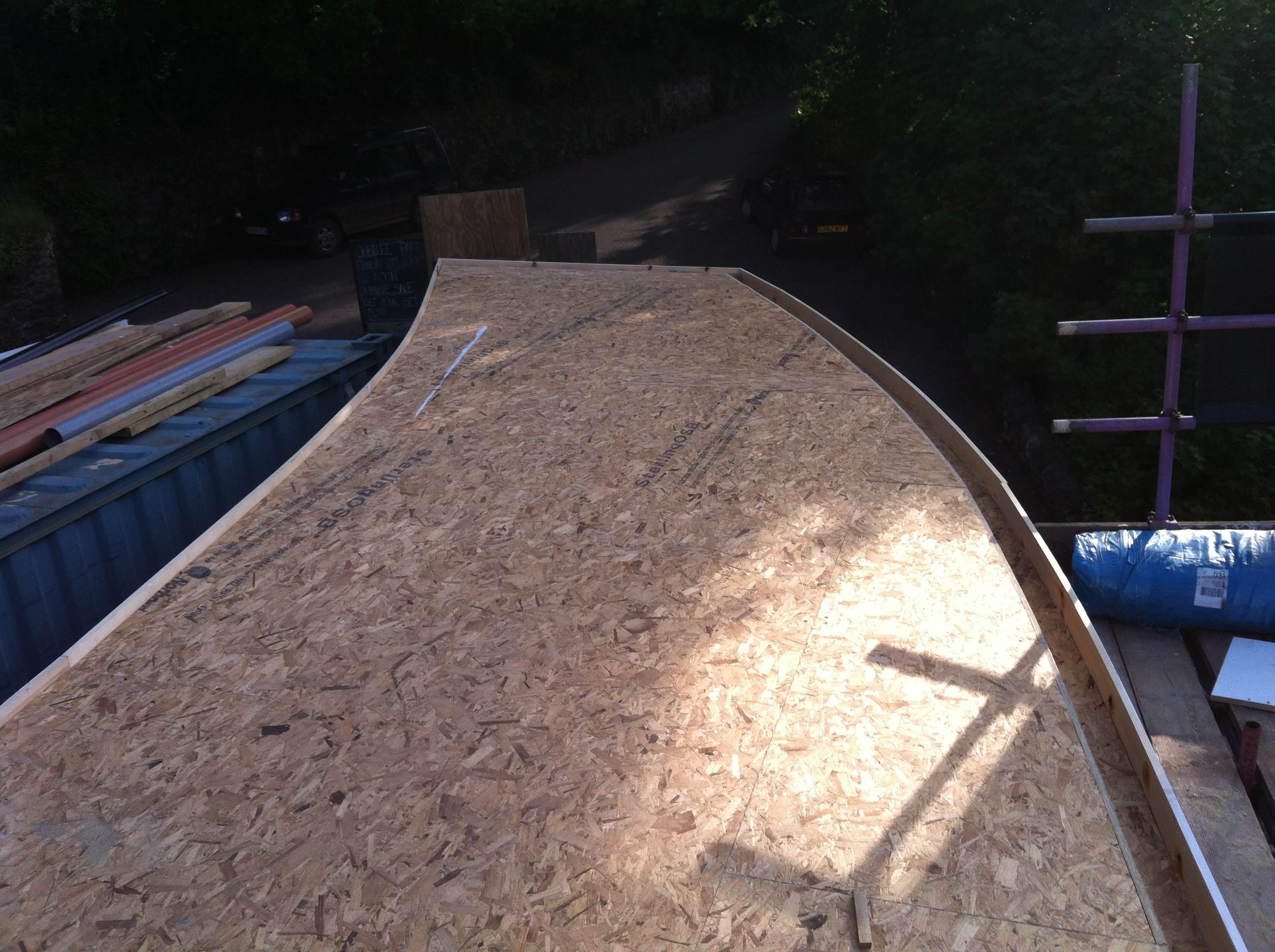 Roofing work
